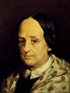 ドメニコ・モレッリ（1823-1901）による「ルイサ・ルッジェリの肖像 作： Domenico Morelli