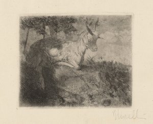 子ヤギ (ラ・カプレッタ) 作： Domenico Morelli