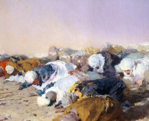 モハメッドの説教 作： Domenico Morelli