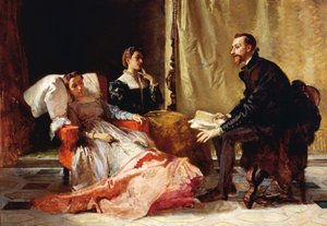 解放されたエルサレムをエレオノーラ・デステに読むトルカート・タッソ（詳細