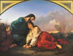 2人のキリスト教殉教者に死刑判決 作： Domenico Morelli