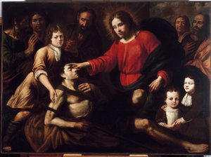 盲人の癒し 作： Domenico Parodi