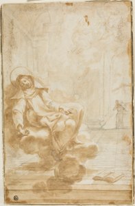女聖の恍惚 作： Domenico Piola