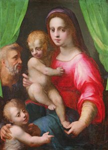 神聖な家族 作： Domenico Puligo