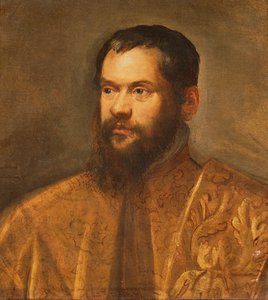 男の肖像 作： Domenico Robusti Tintoretto