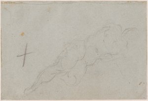 女性のヌード [裏面] 作： Domenico Tintoretto