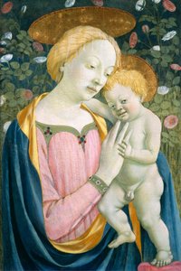 マドンナと子供 作： Domenico Veneziano