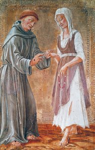 聖フランシスコは貧困と結婚する 作： Domenico Veneziano
