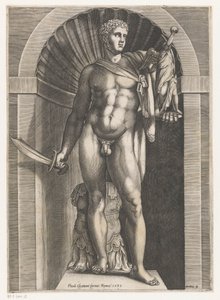 戦士の彫刻 Speculum Romanae Magnificentiae (シリーズ名) 作： Domenico Vito
