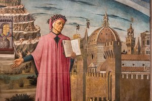 ダンテ・アリギエーリの神曲 作： Domenico di Michelino
