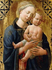 マドンナと子供、 作： Domenico di Michelino