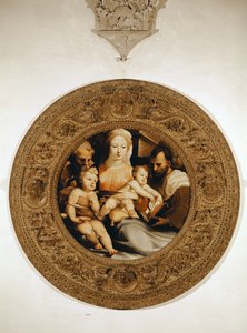 聖家族と洗礼者聖ヨハネ 作： Domenico di Pace Beccafumi  