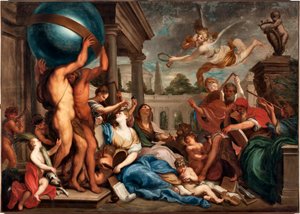 アテネウム・オブ・ファインアーツ ドメニコ・ピオラ（1627-1703）の絵画 ジュネス、ストラーダ・ヌォーヴァ美術館（旧パラッツォ・ビアンコ
