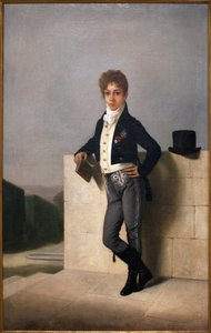 ファローボ伯爵ジョアン・ペドロ・キンテラ（1801-1869）の肖像 - ドミンゴス・アントニオ・デ・セケイラ（1868-1937）による絵画、油彩・キャンバス