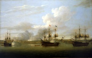 シャンデルナゴールの攻略（1757年3月 作： Dominic Serres