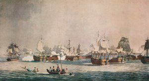 トラファルガー、c1806 作： Dominic Serres