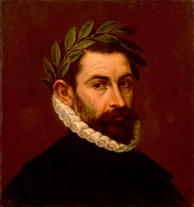 詩人アロンソ・デ・エルシーリャ・イ・ズニガの肖像、1533～1594年、1576～1578年。