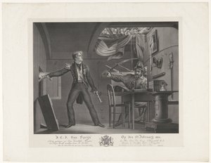 J:C:J: Van Speijk 1831 年 2 月 5 日 (オブジェクトのタイトル) 作： Dominicus Franciscus du Bois