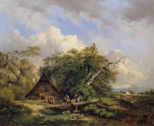 グーテンシュタイン近くの風景 作： Dominik Schufried