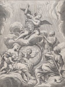 信仰、希望、慈善、1630-78。 作： Dominique Barriere