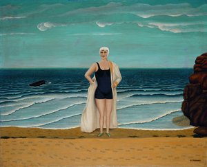 断崖と海 断崖と海、1931年。 作： Dominique Peyronnet