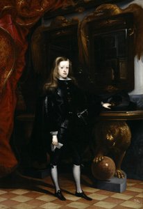チャールズ2世の肖像、1675年頃 作： Don Juan Carreno de Miranda
