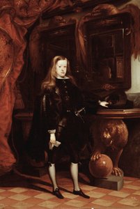 スペインのチャールズ2世の肖像」（油彩・キャンバス、1675年頃 作： Don Juan Carreno de Miranda