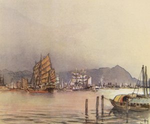 香港（カラーリトグラフ）