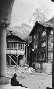 マッターホルン、ツェルマット、スイス、c1924 作： Donald McLeish