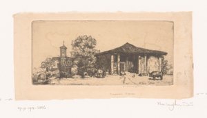 トスカーナの農家 トスカーナの農場 (オブジェクトのタイトル) 作： Donald Shaw MacLaughlan (signed by artist)