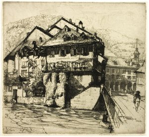 アーレ、スイスの家 作： Donald Shaw MacLaughlan