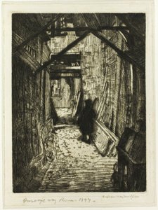 通路、ルーアン 作： Donald Shaw MacLaughlan