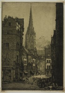 Rue du Chasseur, ルーアン 作： Donald Shaw MacLaughlan