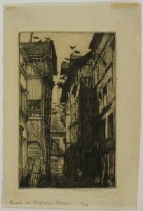 鳩の路地、ルーアン 作： Donald Shaw MacLaughlan