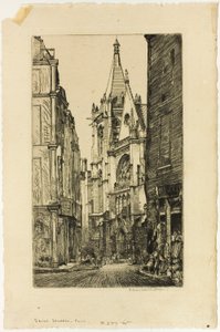 サン・セヴラン、パリ 作： Donald Shaw MacLaughlan