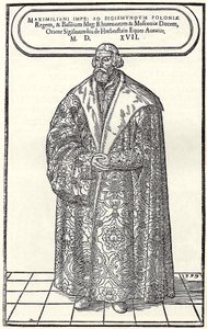 ポーランドとロシアの駐在大使ジークムント・フォン・ヘルバーシュタイン男爵の肖像、1559年