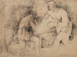 ボクシングの試合 作： Donatella Merlo