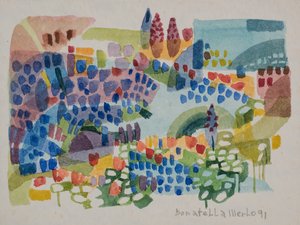 花畑 作： Donatella Merlo