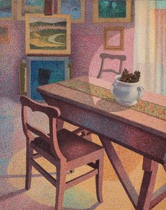 内部、部屋の隅 作： Donatella Merlo