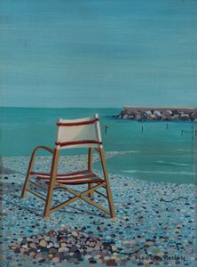 ビーチで 作： Donatella Merlo