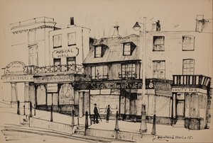 ロンドンの通り 作： Donatella Merlo