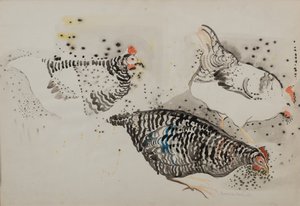 3羽のチキン 作： Donatella Merlo