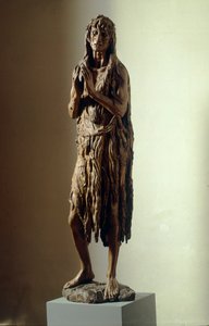 ドナテッロ作「懺悔するマグダラ」（1386年頃～1466年頃）、木彫像 作： Donatello