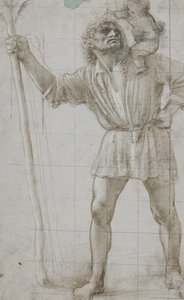 幼子イエスを抱く聖クリストフ 作： Donato Bramante