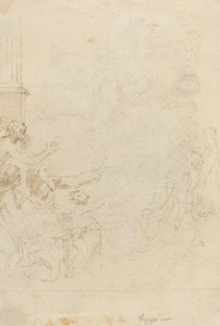 アセンションを目撃する7つの人物 [裏面] 作： Donato Creti