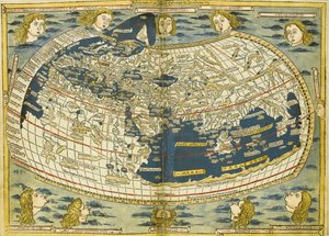 プトレマイオス世界地図 作： Donnus Nicolaus Germanus