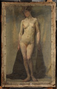 立っている女性のヌード」 1910年頃（油彩・キャンバス