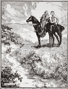 「森の小丘で待っている彼ら」、1905年。