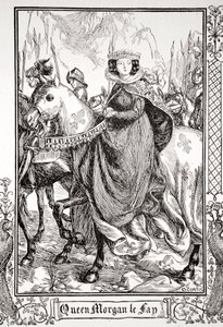 「モーガン・ル・フェイ女王」、1905年。 作： Dora Curtis