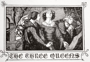 「三人の女王」、1905 年。 作： ドラ・カーティス